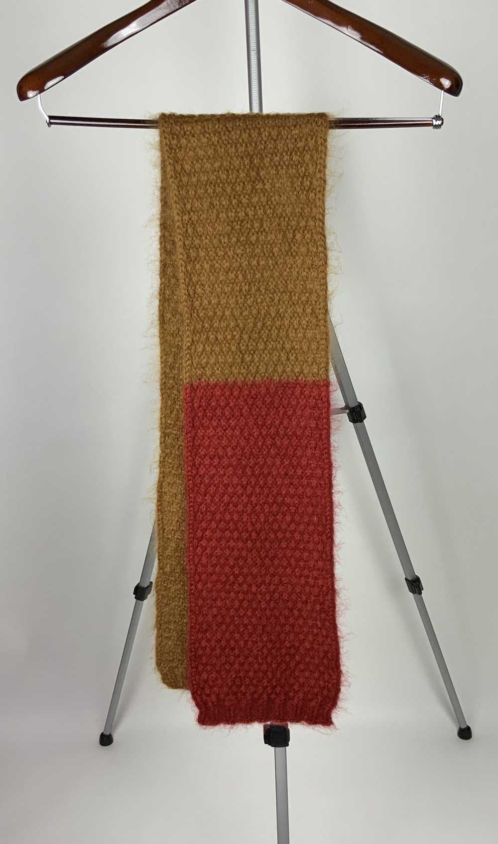 Marni Color Blocking Knit Mohair Scarf - image 2