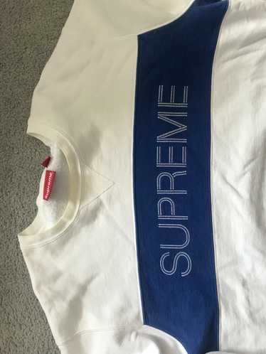 Supreme White Supreme Creneck