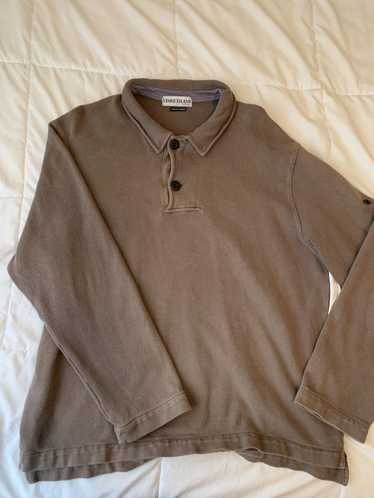 Stone Island Collared Double Button Sweater