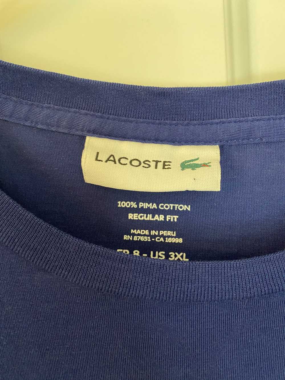 Lacoste Izod Lacoste tshirt 3xl - image 3