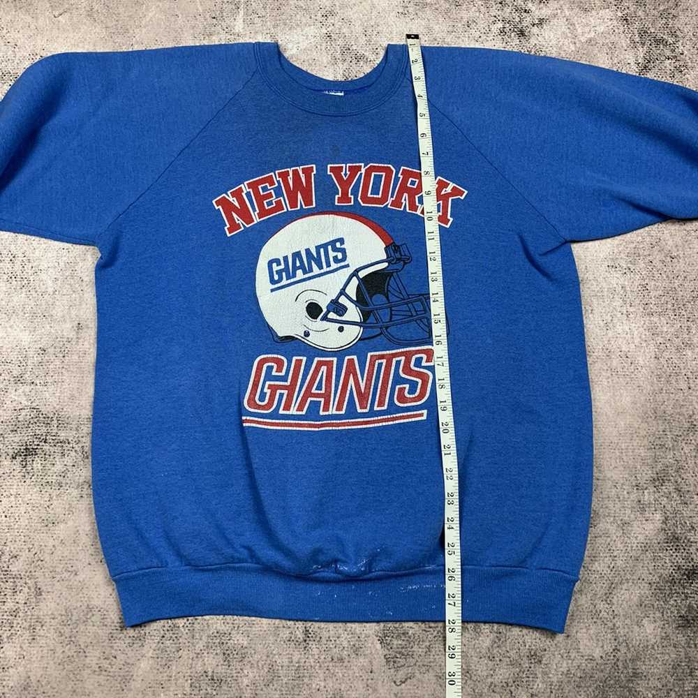 New York Giants Vintage 90's NFL Crewneck Sweatshirt Red / 2XL