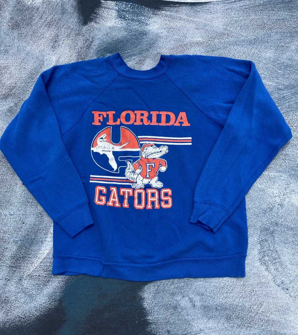 Vtg & Rare University of FLORIDA Gators NCAA Blue Striped 