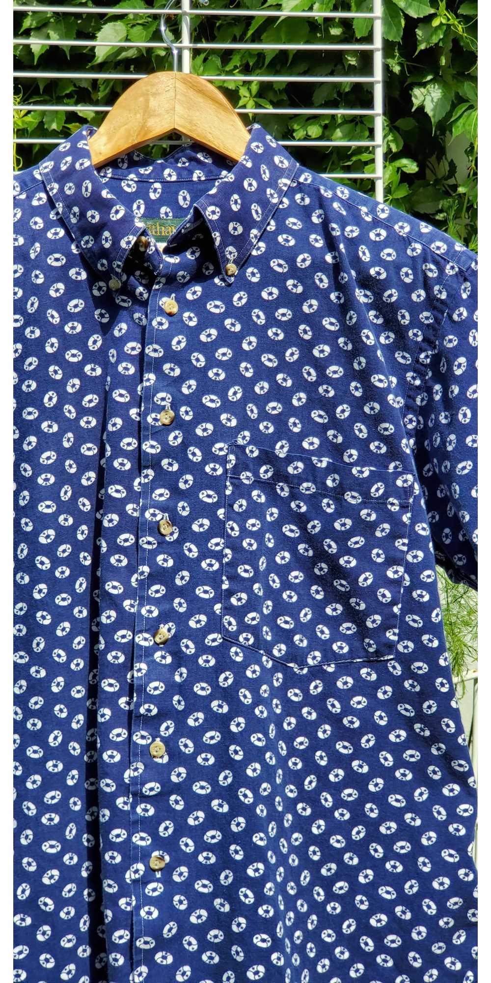 Hathaway Golf Hathaway Blue Button Up - image 2