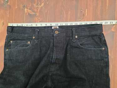 Tellason Selvedge Jeans Mens 30 Blue Cone Denim Slim Fit Tapered Leg White  Oak