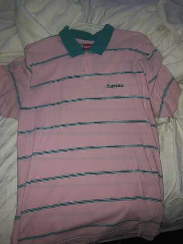 Supreme Supreme Pink and Green Polo Tee