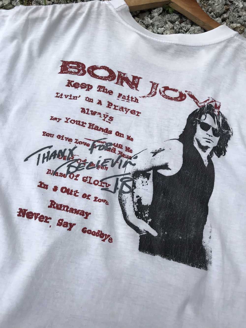 Bon Jovi × Rock Band × Vintage Vintage 90s Bon Jo… - image 2