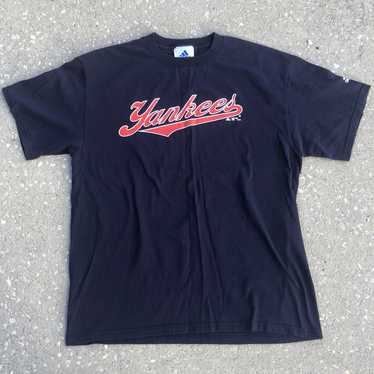 Vintage New York Yankees Shirt Adult Small Blue White Gray The