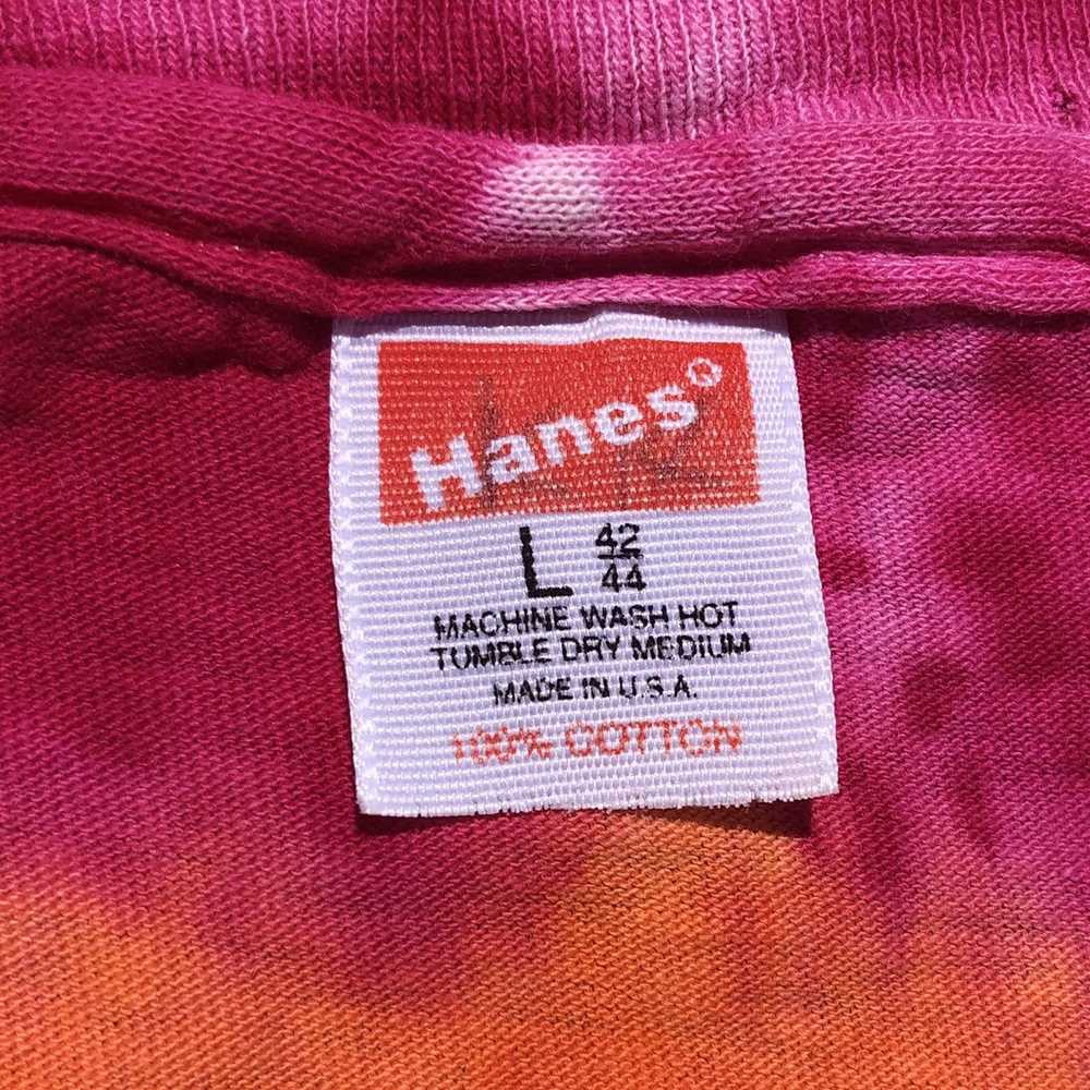 Hanes × Made In Usa × Vintage Vintage 80s Tie Dye… - image 6