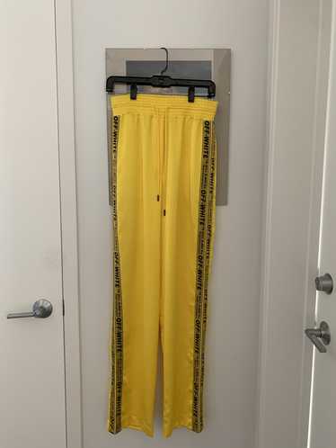 Off-White Off-White Yellow Satin Pants