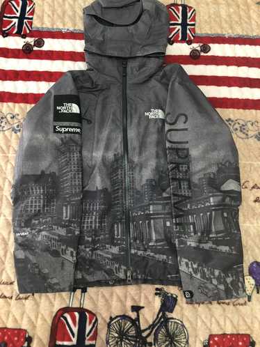 SUPREME x THE NORTH FACE 12AW Mountain Shell Jacket corduroy Jacket NAVY M