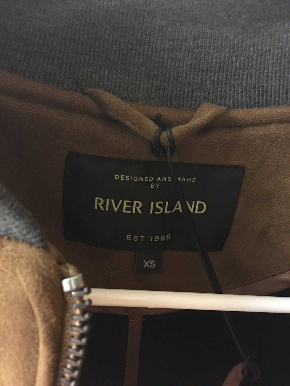 River Island River Island Suede Bomber - image 2