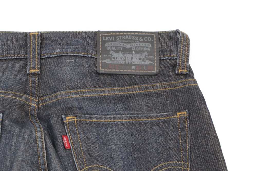 Levi's Levis 511 Skinny Fit Faded Denim Jeans Blu… - image 7