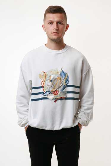 Other Austrian 90s Vintage MASER Cotton/Mix Sweat… - image 1