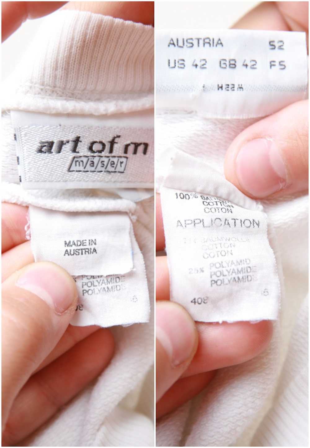 Other Austrian 90s Vintage MASER Cotton/Mix Sweat… - image 9