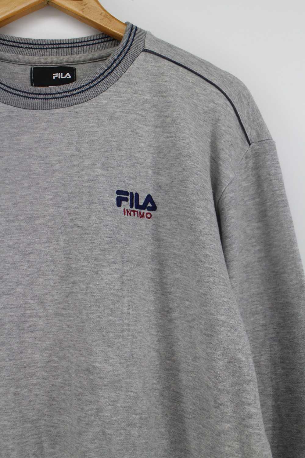 Fila × Vintage FILA Intimo Pullover Sweatshirt Un… - image 2