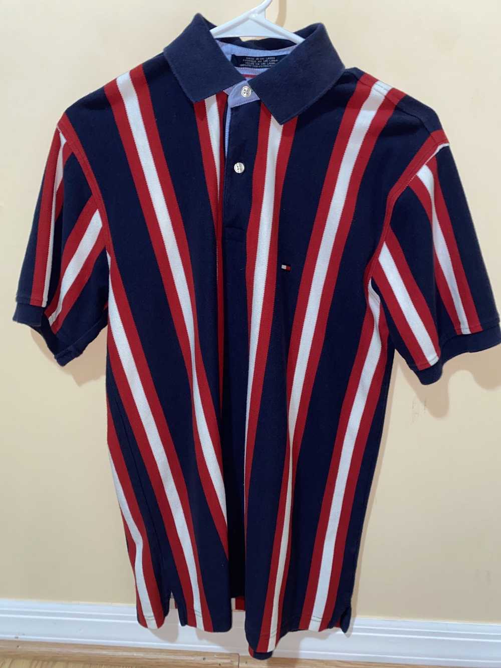 Tommy Hilfiger Tommy Hilfiger Red White Blue Polo - image 1