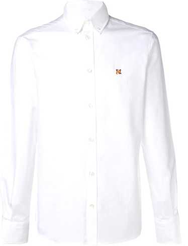 Maison Kitsune White Fox Head Button Down Maison K