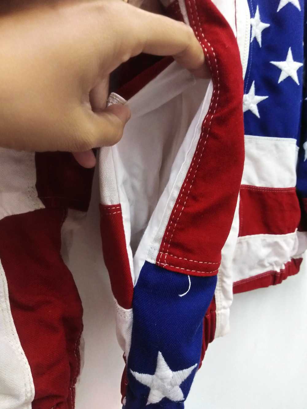 Made In Usa × Retro Jacket × Vintage Vtg The Flag… - image 12