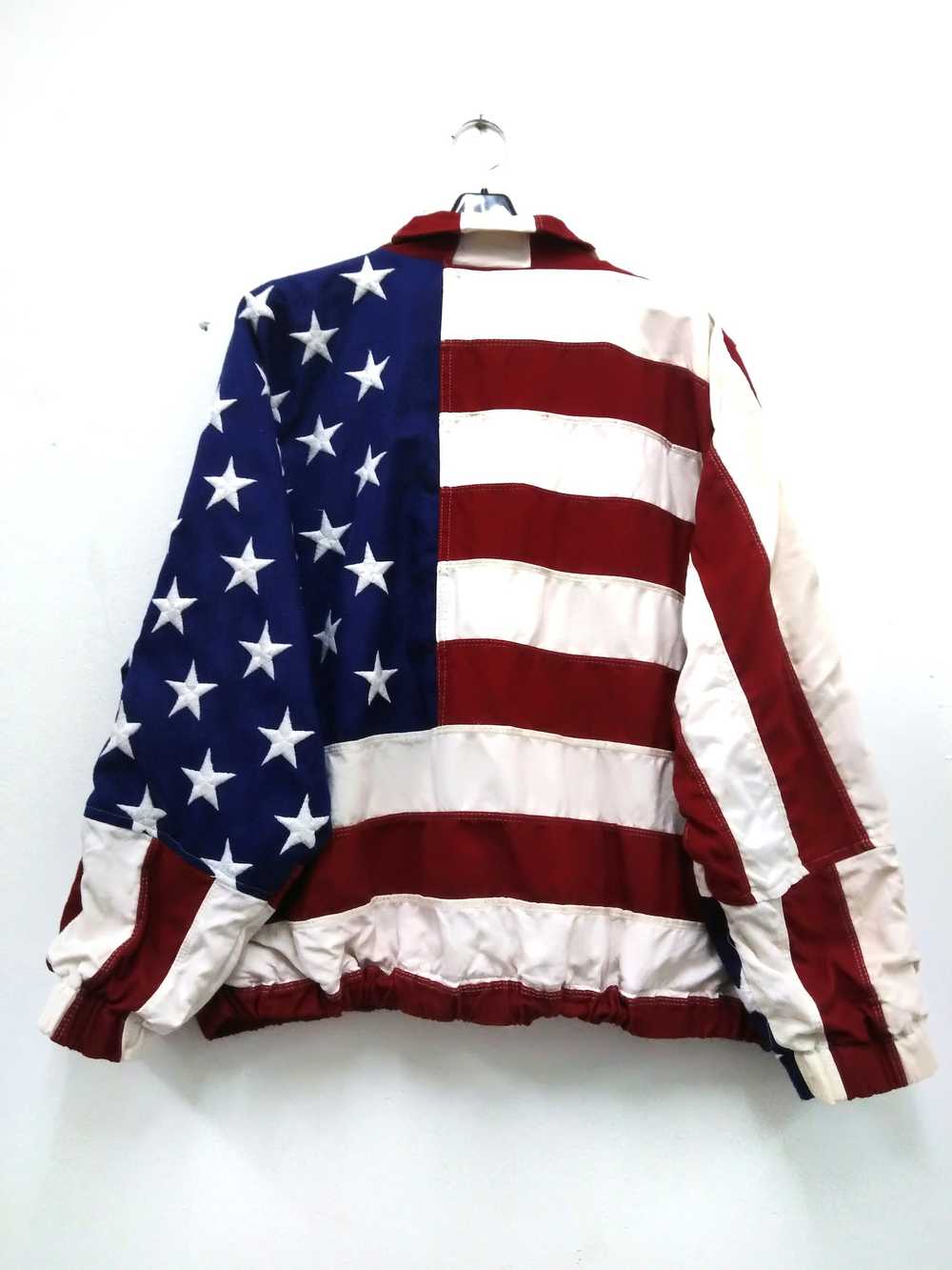 Made In Usa × Retro Jacket × Vintage Vtg The Flag… - image 2