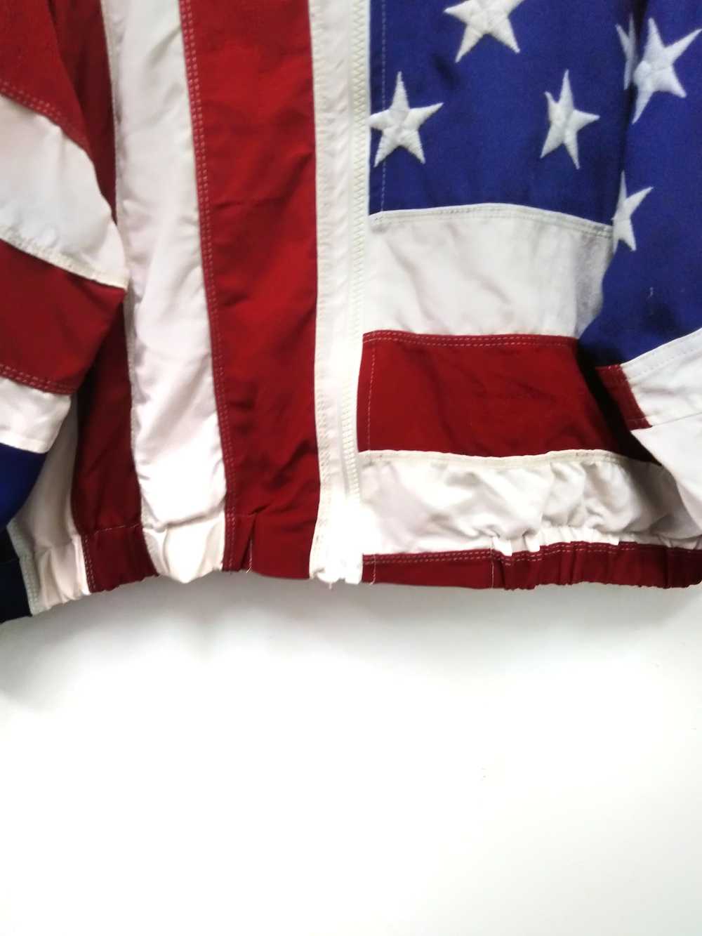 Made In Usa × Retro Jacket × Vintage Vtg The Flag… - image 5