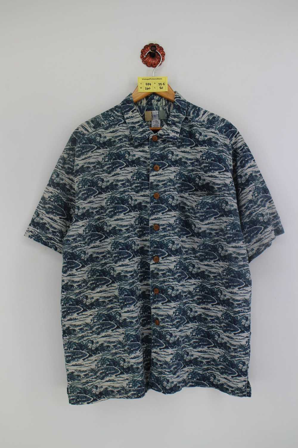 Aloha Wear × City Streets × Hawaiian Shirt Vintag… - image 1