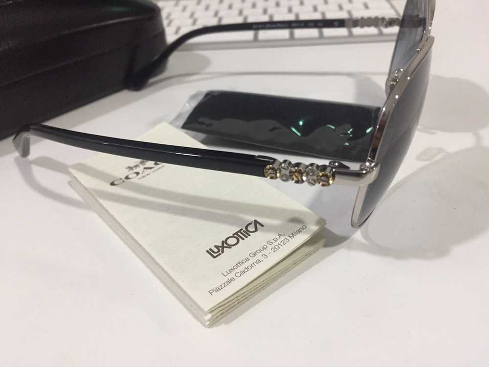 Coach Coach HC 7072B (L1636) T silver/black sungl… - image 3