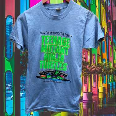 Vintage TMNT Shirt Leonardo Teenage Mutant Ninja Turtles 90s 1990