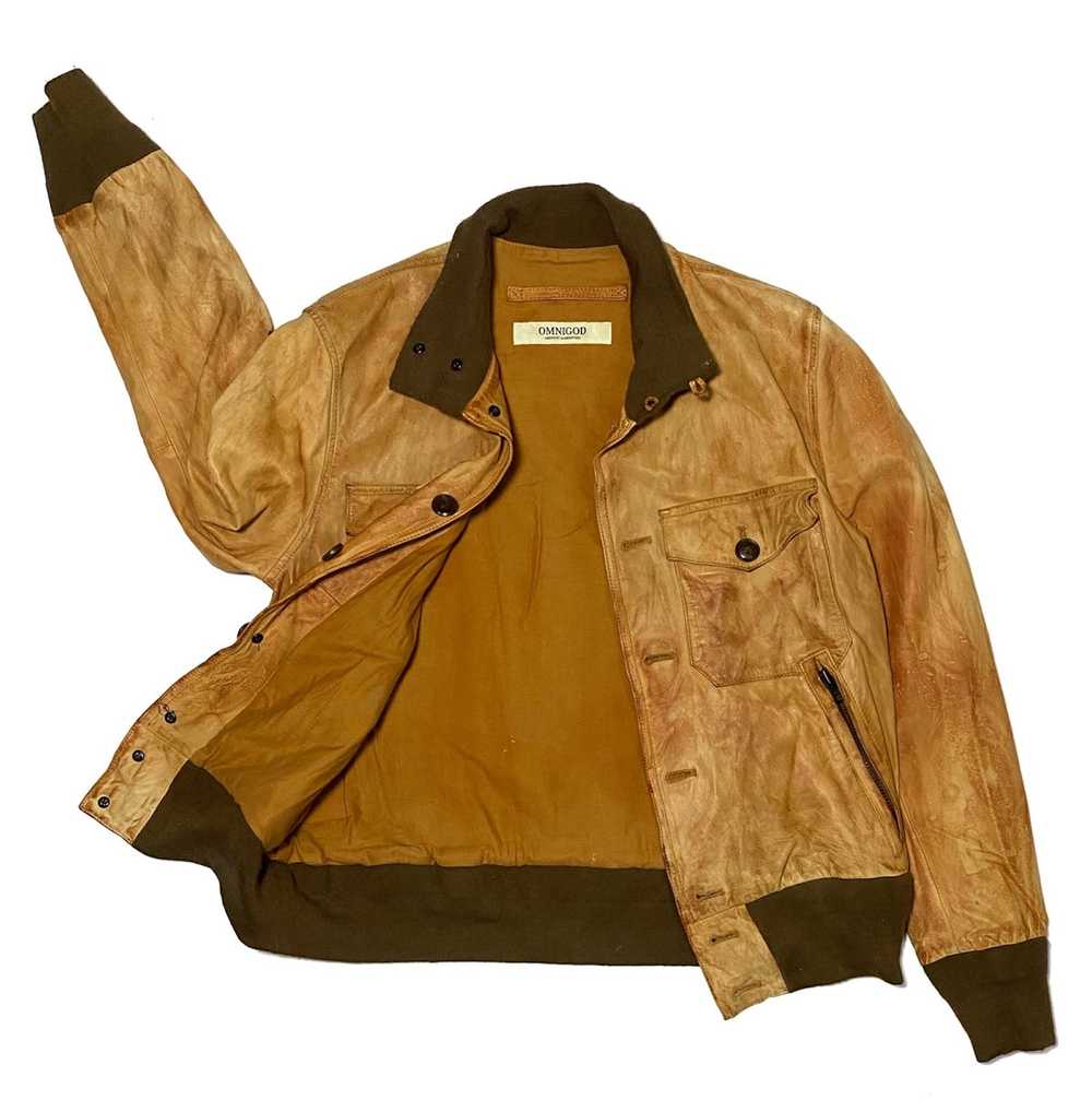 Leather Jacket × Omnigod Omnigod Garment Guarante… - image 2
