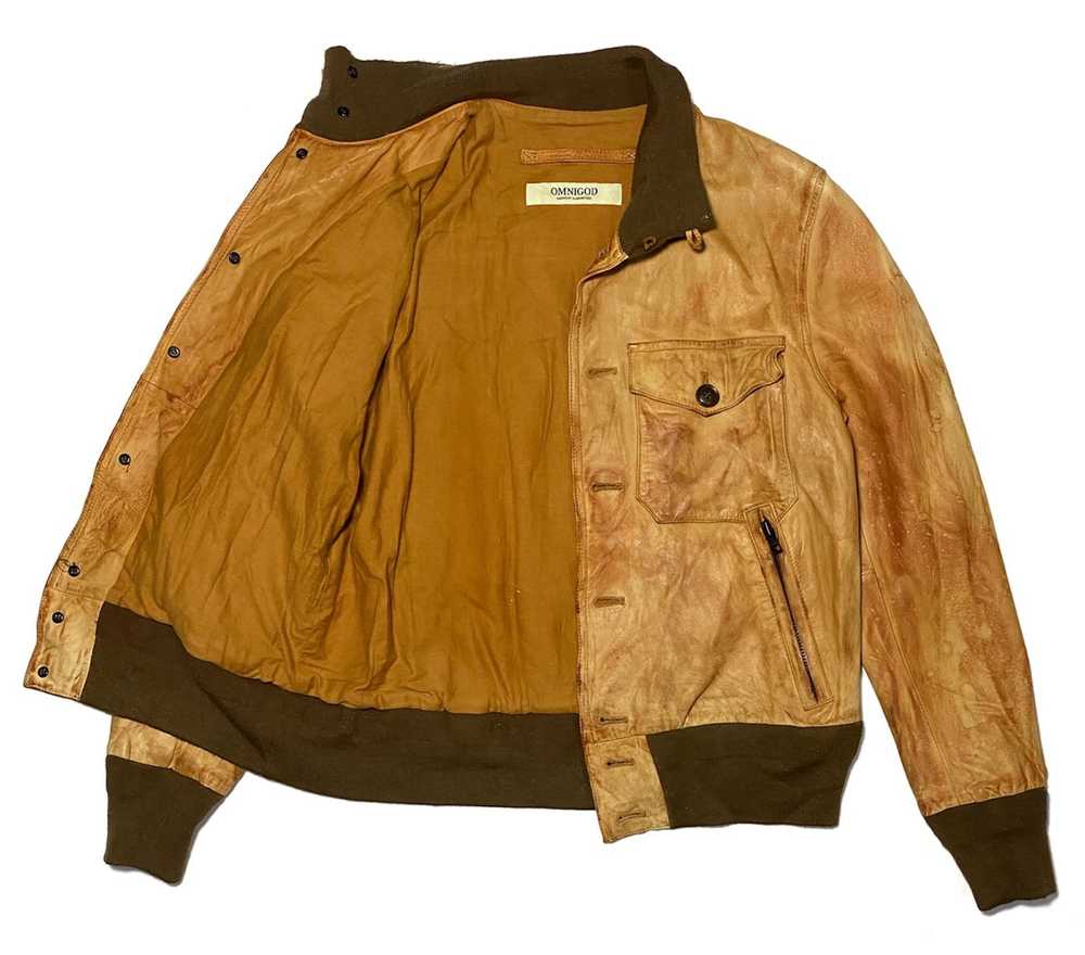 Leather Jacket × Omnigod Omnigod Garment Guarante… - image 9