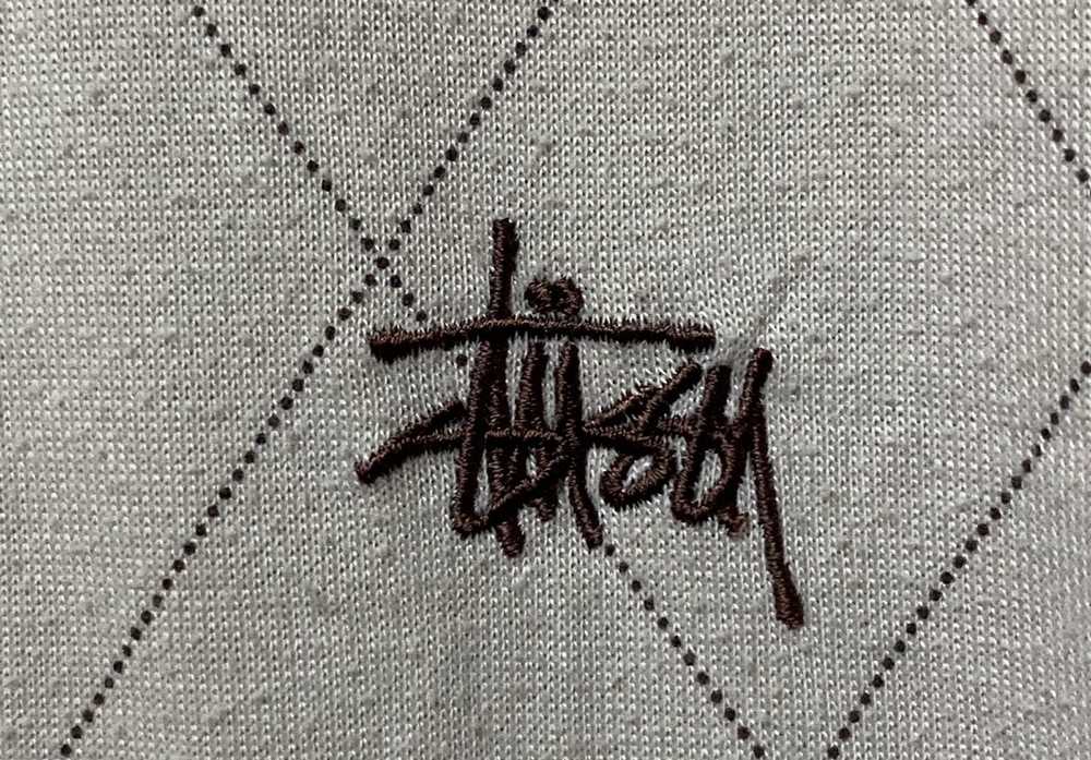 Stussy Vintage Stussy small logo Checkers sweatsh… - image 3