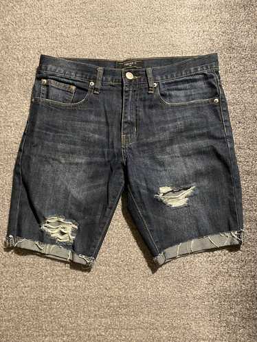 21 Men × Forever 21 Jean Shorts distressed Size 30 - image 1