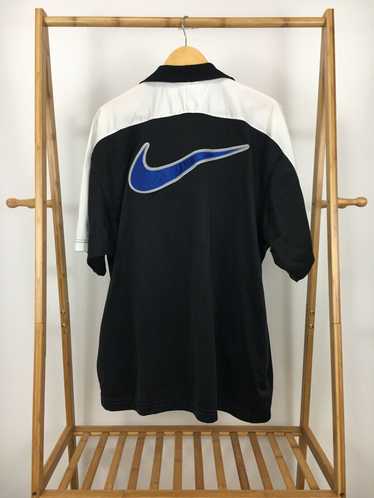 Nike × Vintage RARE VTG Nike Big Swoosh Full Zip … - image 1