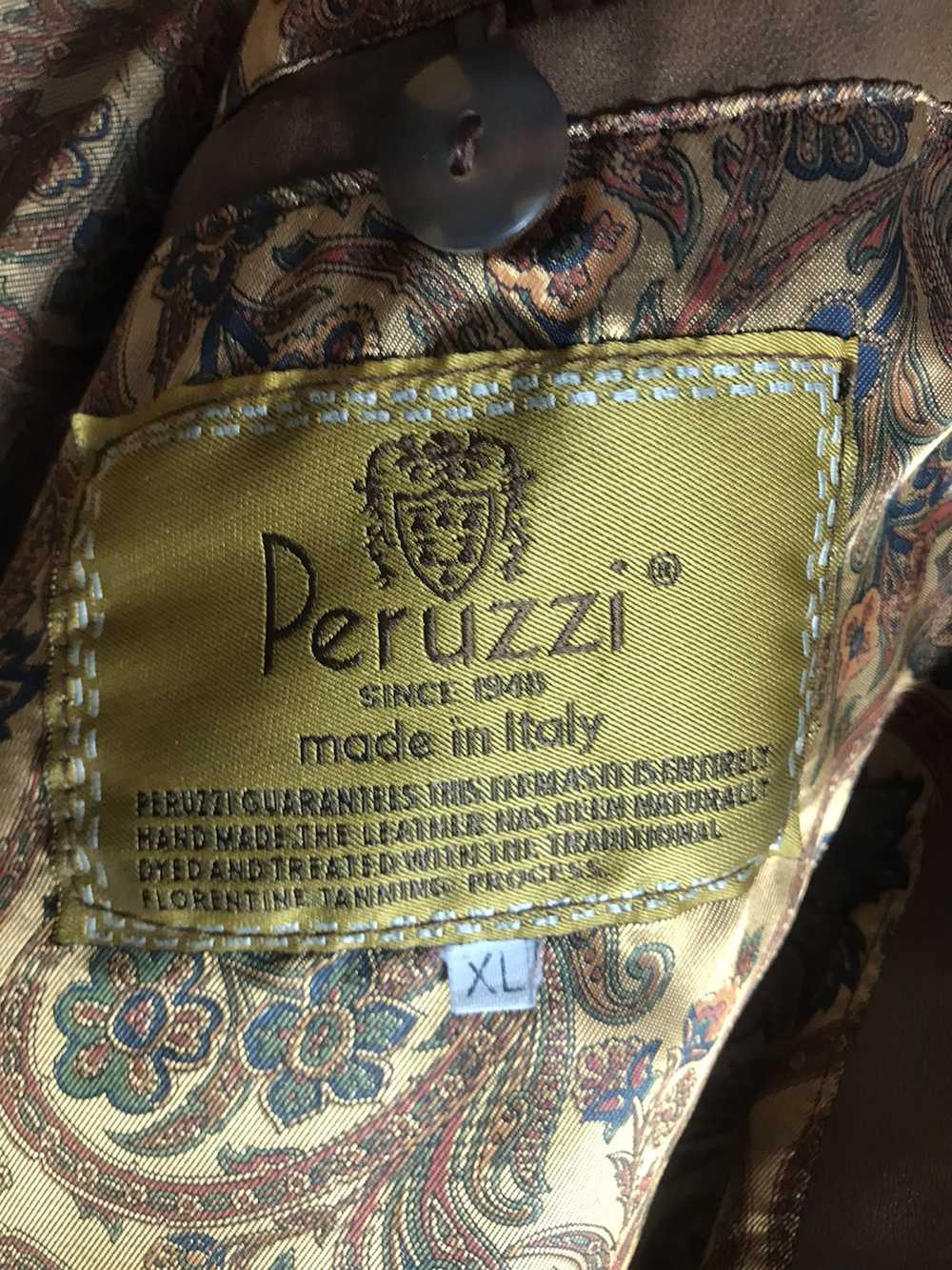 Italian Designers Peruzzi Italian Leather Jacker - image 4