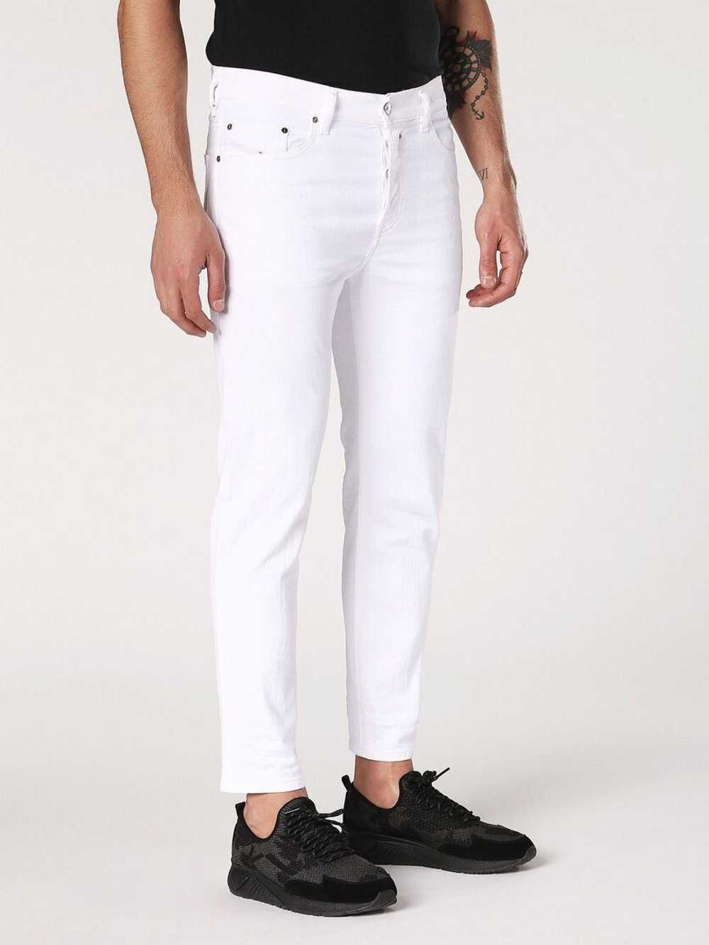 Diesel Diesel Jifer 0689H Tapered-Cropped Jeans - image 4