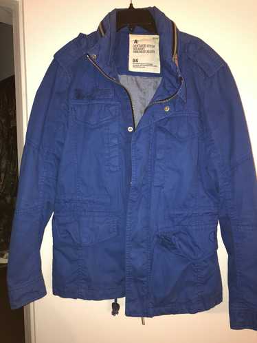 Japanese Brand Electric Blue Military Jacket From 