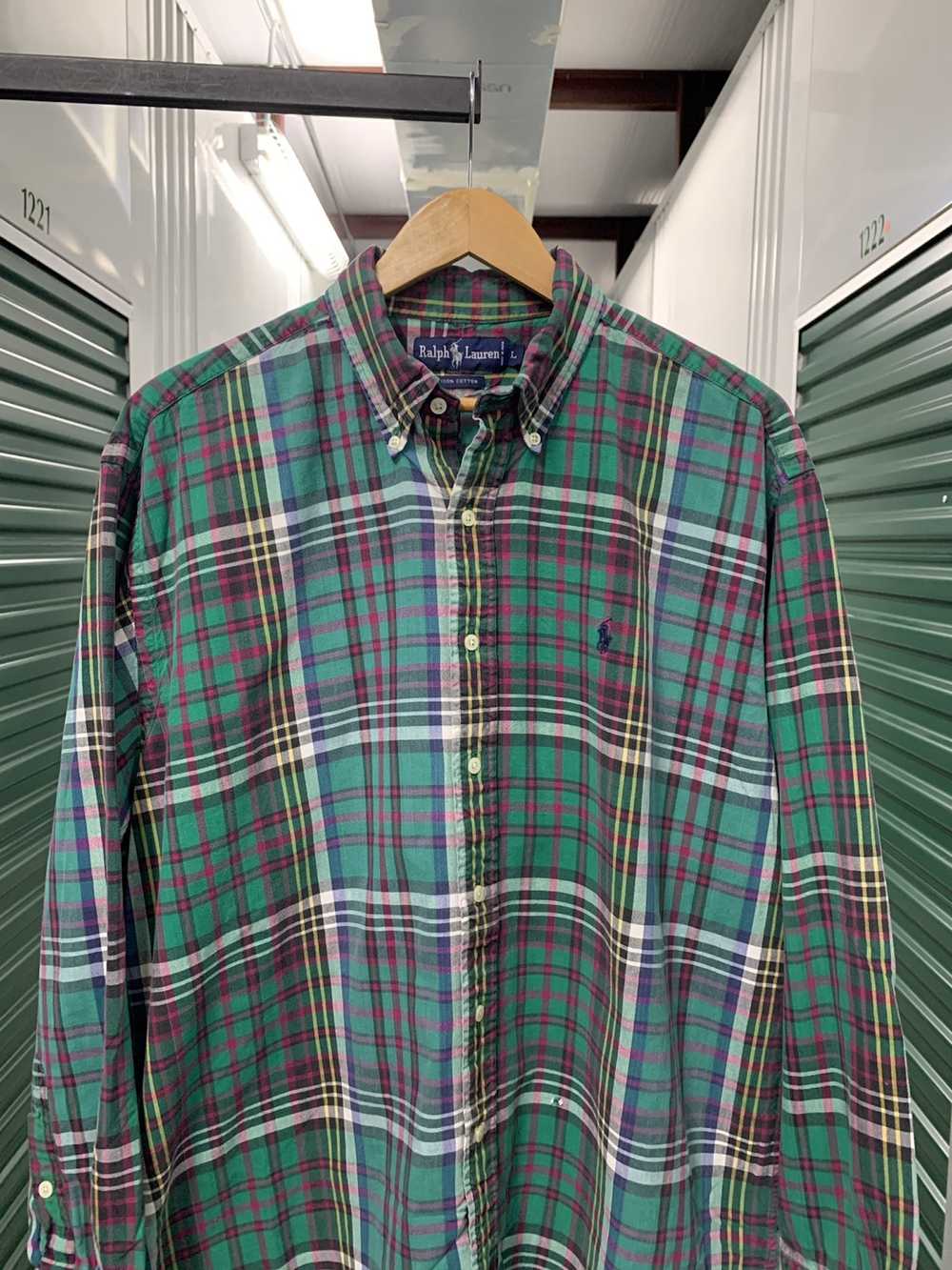 Polo Ralph Lauren 🔥 90’s Plaid Flannel Button Up - Gem