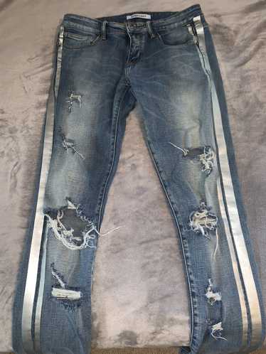 Embellish Ripped Jeans - image 1