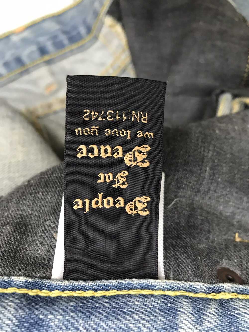 Japanese Brand × People For Peace Distressed Jean… - image 10