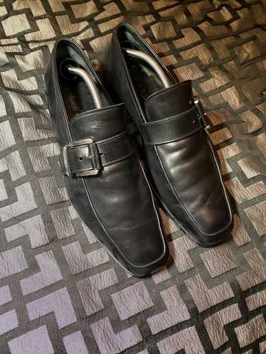 Prada Monk Strap Black Loafers