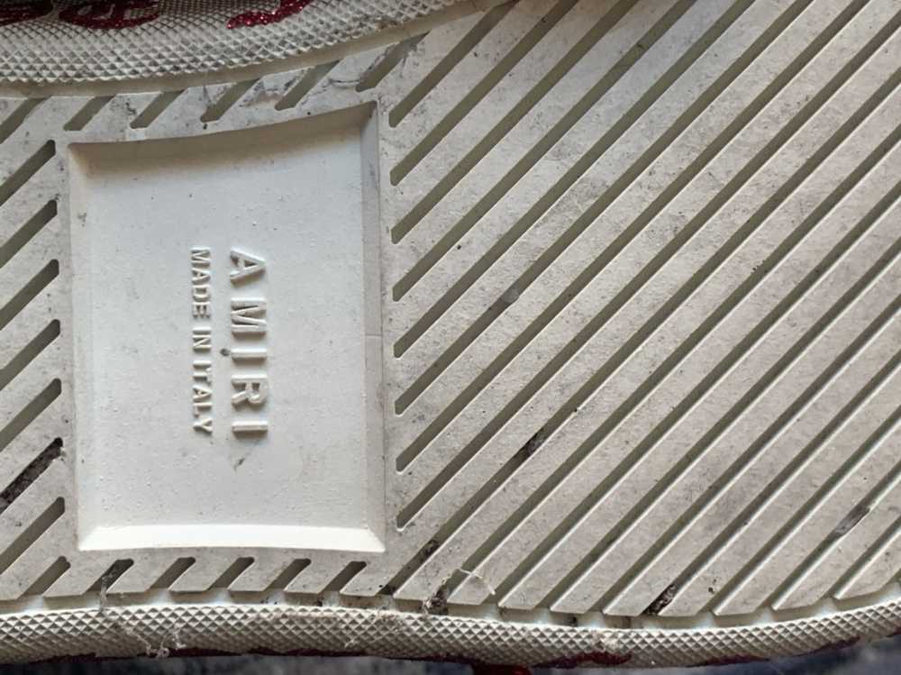Amiri AMIRI Viper leather-trimmed suede trainers - image 3