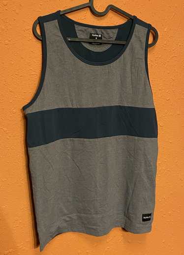 Hurley Hurley Striped Gray Tank Medium