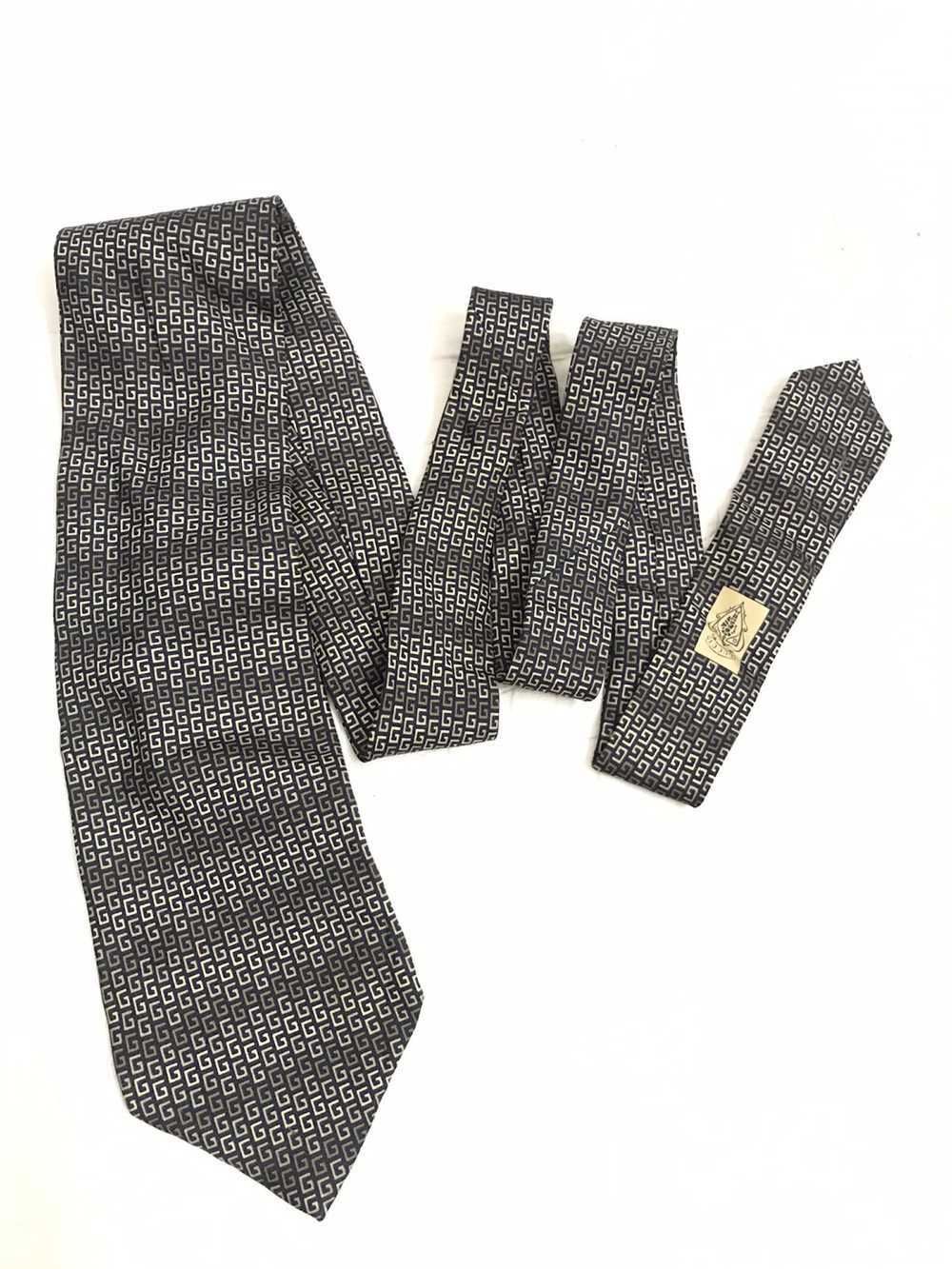 Gucci Vintage gucci monogram tie - image 1