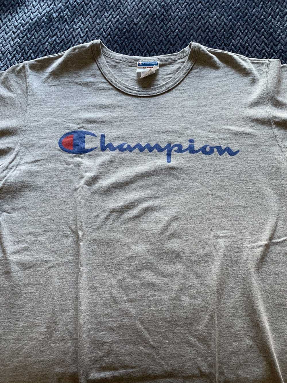 Champion Champion Reverse Weave Script Logo Tee - image 3