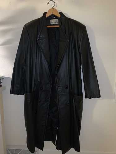 Genuine Leather Super Rare Leather trench coat 100