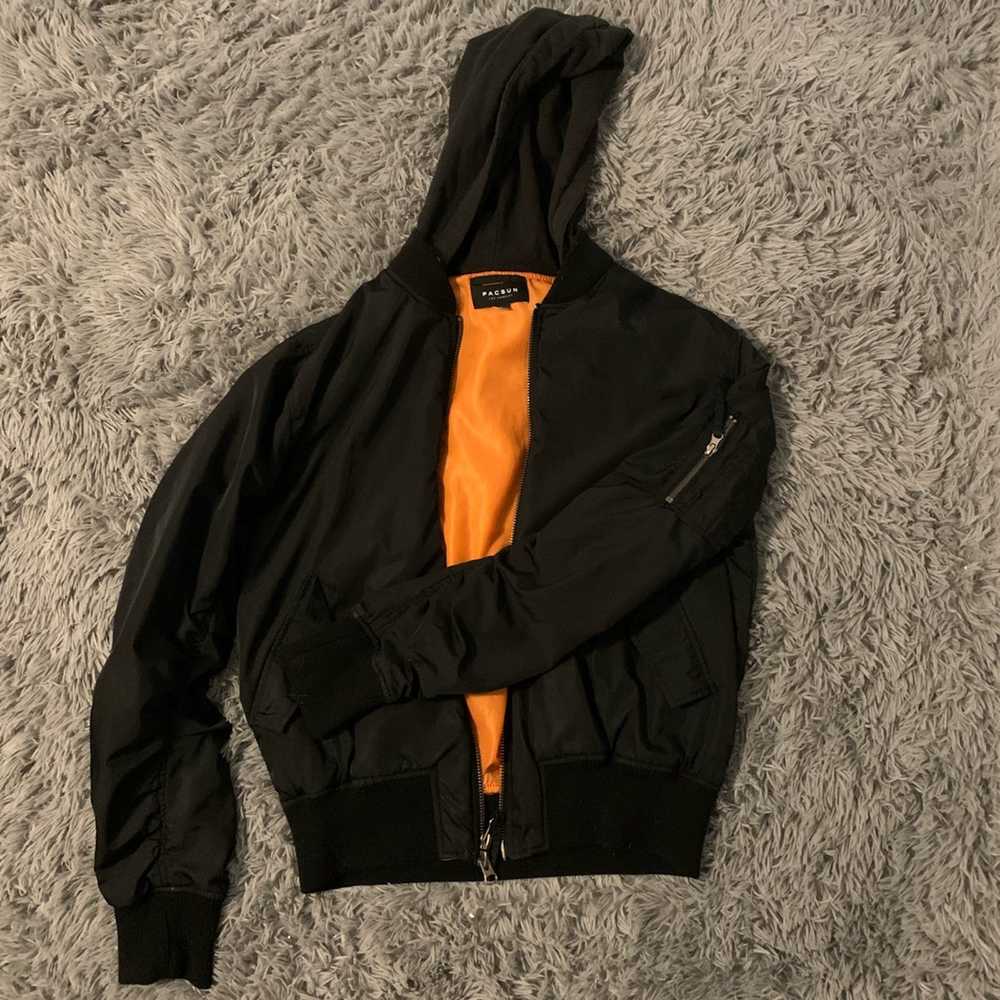 Pacsun Hooded bomber jacket - image 1