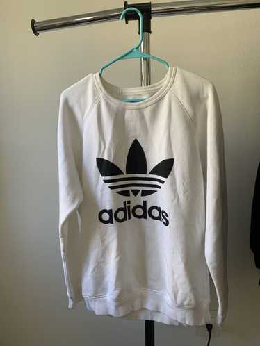 Adidas 90s original Adidas Trefoil Big Logo crew W