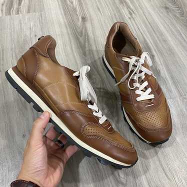 Coach COACH C118 Runner Brown Leather Sneakers G2… - image 1