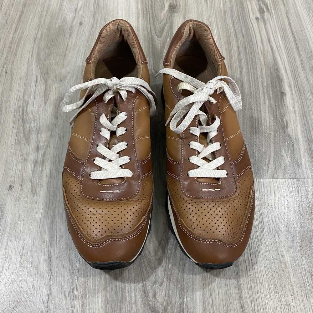 Coach COACH C118 Runner Brown Leather Sneakers G2… - image 5