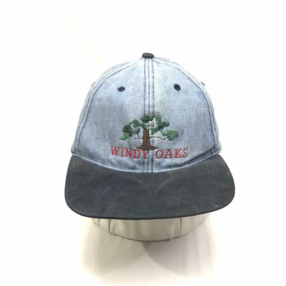 Designer × Hat Windy Oaks Denim Hat Cap - image 1