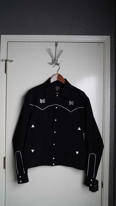 Needles Black Piping Cowboy Polyester Button Up